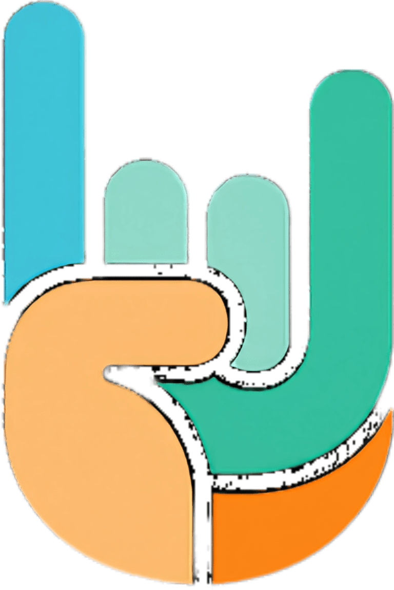 Auroo India Hand Sign Logo